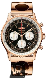 Replica Breitling Navitimer 01 Rose Gold Air Racer Bracelet RB012012/BA49