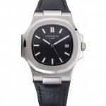 MEN PATEK PHILIPPE NAUTILUS BLACK DIAL