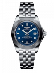 Replica Breitling Galactic 32 Sleek Edition Blue Diamond Dial Stainless Steel Women's W7133012/C966-792A