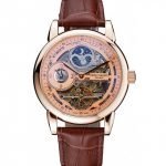 MEN PATEK PHILIPPE DUAL TIME MOONPHASE - Top Watches