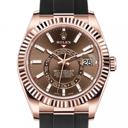 rolex-m326235-0005_modelpage_front_facing_landscape.png SKY-DWELLER Oyster, 42mm, Everose gold - DrWatch Premium Watch