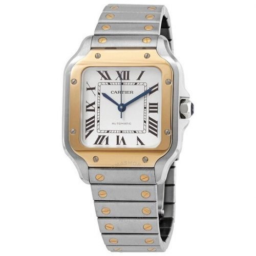 Santos Automatic Silver Dial Watch W2SA0016