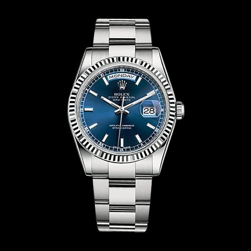 Rolex Day-Date 40mm White Gold Blue — Day-Date