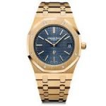 Audemars Piguet ROYAL OAK Blue Dail Gold bracelet