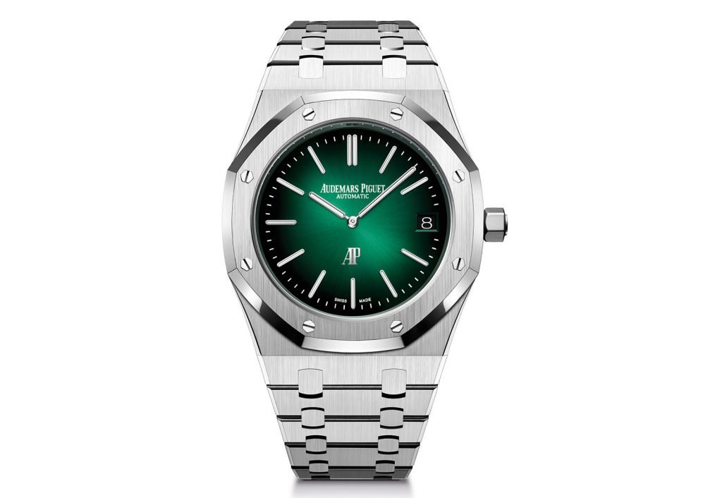 Audemars Piguet ROYAL OAK Green Dail steel bracelet - DrWatch Premium Watch