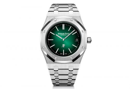 Audemars Piguet ROYAL OAK Green Dail steel bracelet
