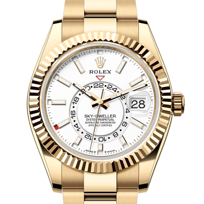 m336938-0003_modelpage_front_facing_landscape Rolex Sky Dweller in GOld - DrWatch Premium Watch
