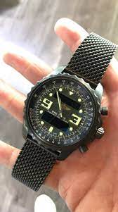 Breitling Chronospace Military Blacksteel Watch Replica photo review
