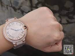 Replica Cartier Ballon Bleu Medium 18k Rose Gold Watch W69004Z2 photo review