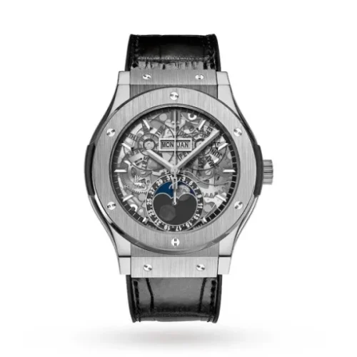 17170361_1_1 Hublot Classic Fusion Men Automatic Skeleton Leather Watch 517.NX.0170.LR - DrWatch Premium Watch