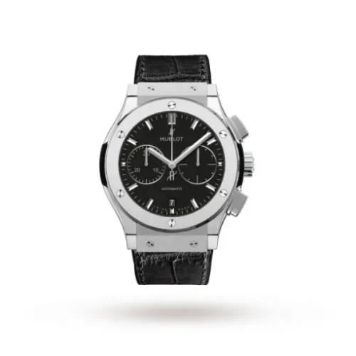 17170403_1_1 Hublot Classic Fusion Men Automatic Black Alligator Watch 521.NX.1171.LR - DrWatch Premium Watch