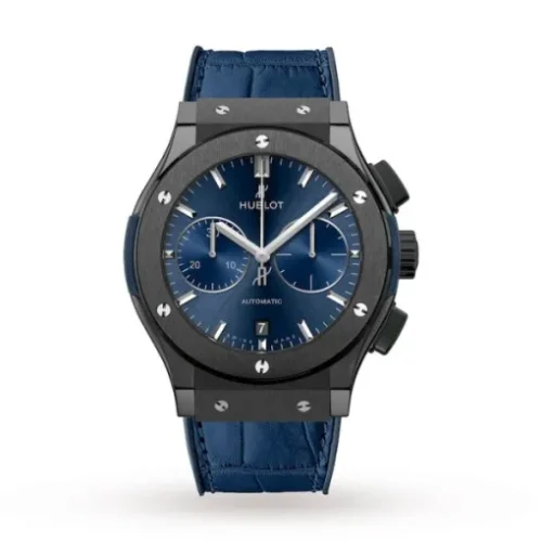 17170462_1_1 Hublot Classic Fusion Men Automatic Blue Rubber and Alligator Watch 521.CM.7170.LR - DrWatch Premium Watch