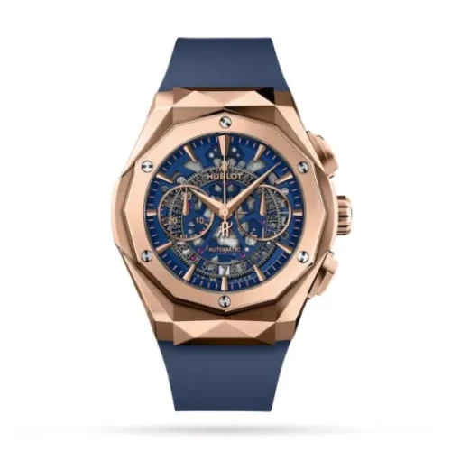 17170807_1_1 Hublot Classic Fusion Men Automatic Blue Rubber Watch 525.OX.5180.RX.ORL21 - DrWatch Premium Watch