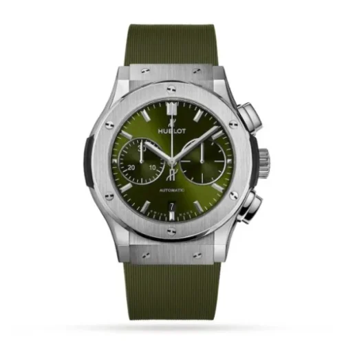 17170989_1_1 Hublot Classic Fusion Men Automatic Green Rubber Watch 521.NX.8970.RX - DrWatch Premium Watch
