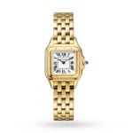 Cartier Panthère de Cartier Women Quartz Silver 18ct Gold Watch WGPN0008