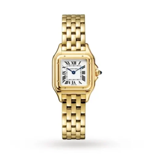 Cartier Panthère de Cartier Women Quartz Silver 18ct Gold Watch WGPN0008