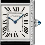 Cartier Tank Must Women Quartz Silver Calf Watch W4TA0016 - DrWatch Premium Watch