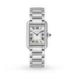 Cartier Tank Must Women Quartz Silver Stainless Steel Watch WSTA0051
