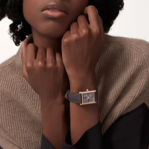 Cartier Tank Must Unisex Quartz Grey Alligator Watch WGTA0092 - Image 2