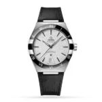 Omega Constellation Men Automatic Grey Leather Watch O13133412106001