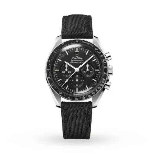 Omega Speedmaster Men Automatic Black Nylon Watch O31032425001001 - DrWatch Premium Watch