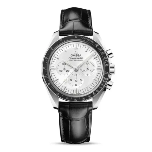 Omega Speedmaster Men Automatic Silver Leather Watch O31060425002001 - DrWatch Premium Watch