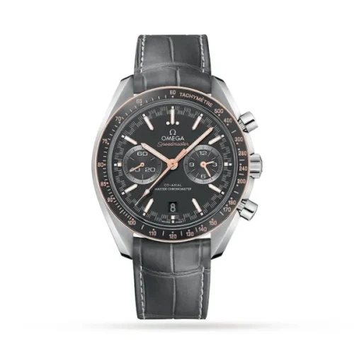 Omega Speedmaster Men Automatic Grey Calf Watch O32923445106001 - DrWatch Premium Watch
