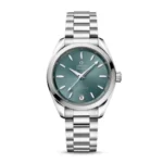 Omega Aquaterra Women Automatic Green Stainless Steel Watch O22010342010001