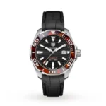 TAG Heuer Aquaracer Men Automatic Black Rubber Watch WAY201N.FT6177