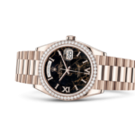Rolex Day-Date 36 Oyster 36 mm Everose gold and diamonds 128345RBR - DrWatch Premium Watch