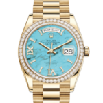 Rolex Day-Date 36 Oyster 36 mm yellow gold and diamonds 128348RBR