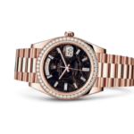 Rolex Day-Date 40 Oyster 40 mm Everose gold and diamonds 228345RBR - DrWatch Premium Watch