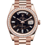 Rolex Day-Date 40 Oyster 40 mm Everose gold and diamonds 228345RBR