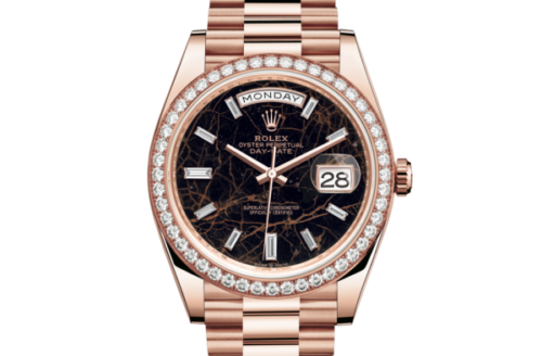 Rolex Day-Date 40 Oyster 40 mm Everose gold and diamonds 228345RBR