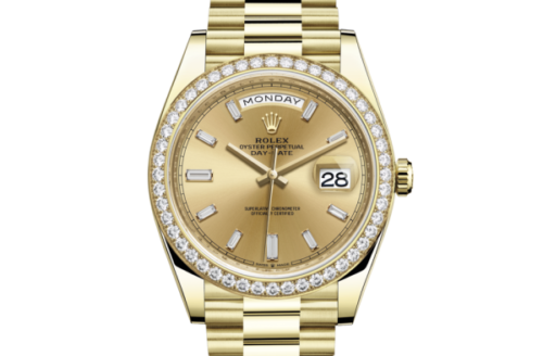Rolex Day-Date 40 Oyster 40 mm yellow gold and diamonds 228348RBR
