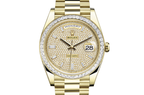 Rolex Day-Date 40 Oyster 40 mm yellow gold and diamonds 228398TBR