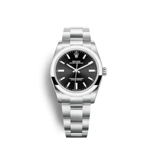 Rolex-Oyster-Perpetual-31-124200 Rolex Oyster Perpetual 34mm Black - DrWatch Premium Watch