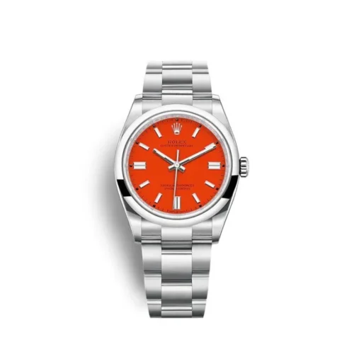 Rolex-Oyster-Perpetual-36mm-Coral-Red Rolex Oyster Perpetual 36mm Coral Red - DrWatch Premium Watch