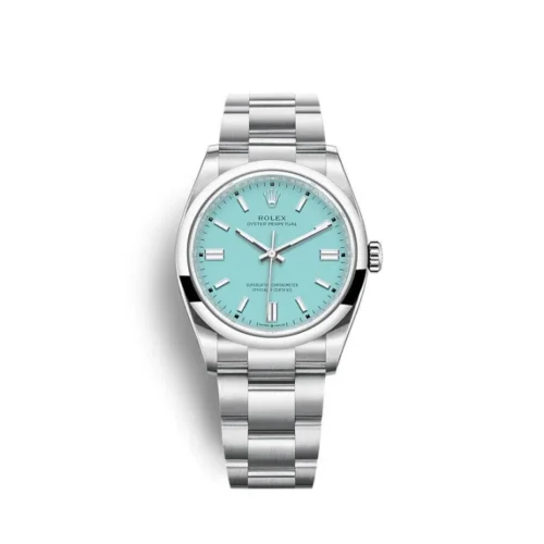 Rolex-Oyster-Perpetual-36mm-Turquoise-blue Rolex Oyster Perpetual 36mm Turquoise blue - DrWatch Premium Watch