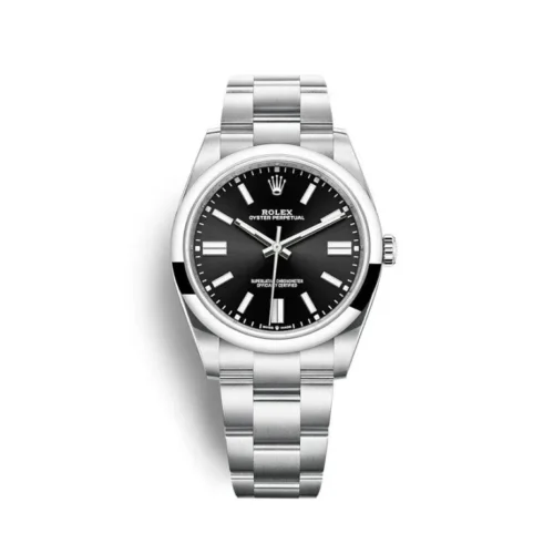 Rolex-Oyster-Perpetual-41-124300 Rolex Oyster Perpetual 41mm Black - DrWatch Premium Watch