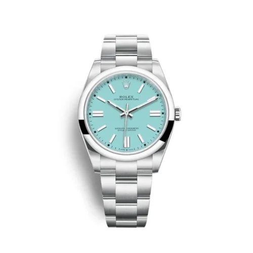 Rolex Oyster Perpetual 41mm Turquoise blue - DrWatch Premium Watch