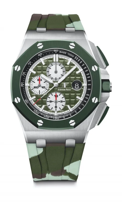 Audemars Piguet Royal Oak Offshore Selfwinding Chronograph Green 26400SO.OO.A055CA.01 - DrWatch Premium Watch