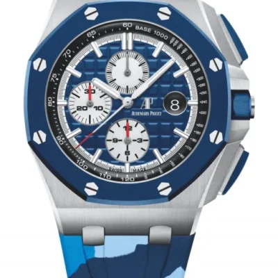Royal-Oak-Offshore-Selfwinding-Chronograph-26400SO.OO_.A335CA.01 Audemars Piguet Royal Oak Offshore Selfwinding Chronograph Blue 26400SO.OO.A335CA.01 - DrWatch Premium Watch