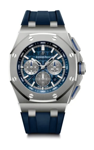 Audemars Piguet Royal Oak Offshore Selfwinding Chronograph Blue, Silver 26480TI.OO.A027CA.01