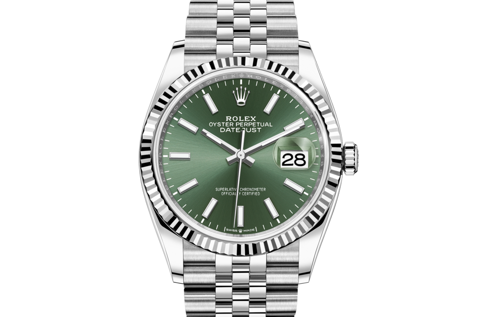 DATEJUST 36 Oyster, 36 mm, Oystersteel and white gold M126234-0051 - DrWatch Premium Watch