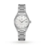 TAG Heuer Carrera Women Quartz Mother of Pearl Stainless Steel Watch WAR1314.BA0778