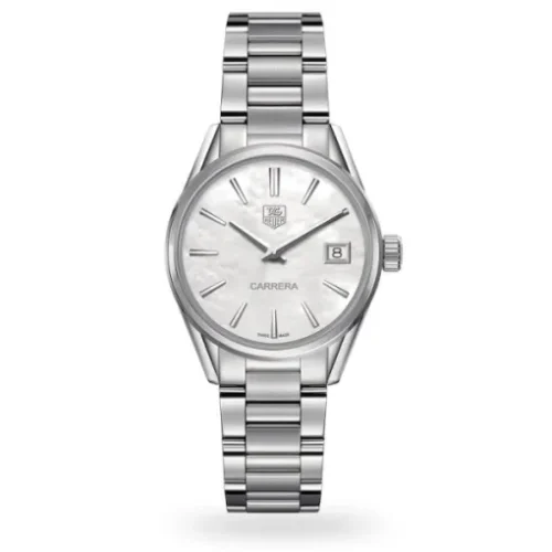 17381572_1_1 TAG Heuer Carrera Quartz White Stainless Steel Watch WAR1311.BA0778 - DrWatch Premium Watch