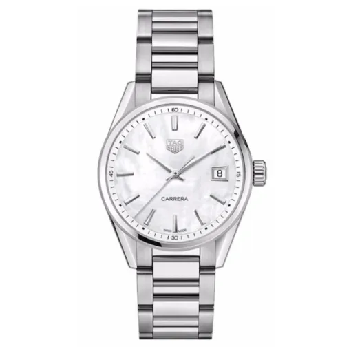 TAG Heuer Carrera Women Quartz White Stainless Steel Watch WBK1311.BA0652 - DrWatch Premium Watch