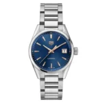 TAG Heuer Carrera Women Quartz Blue Stainless Steel Watch WBK1312.BA0652
