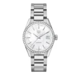 TAG Heuer Carrera Women Quartz White Stainless Steel Watch WBK1316.BA0652